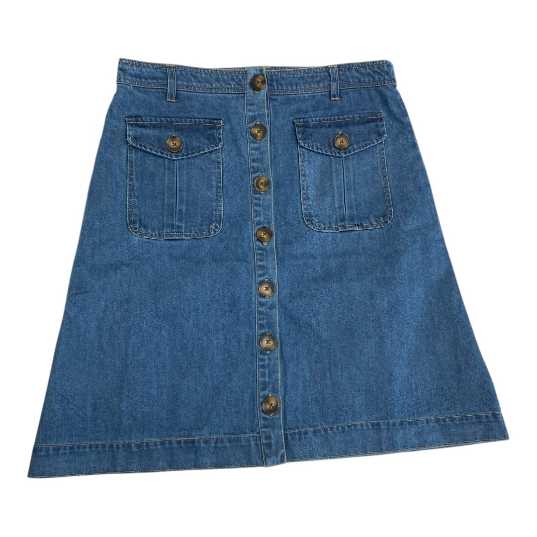 Skirt Mini & Short By Sundance In Blue Denim, Size:M