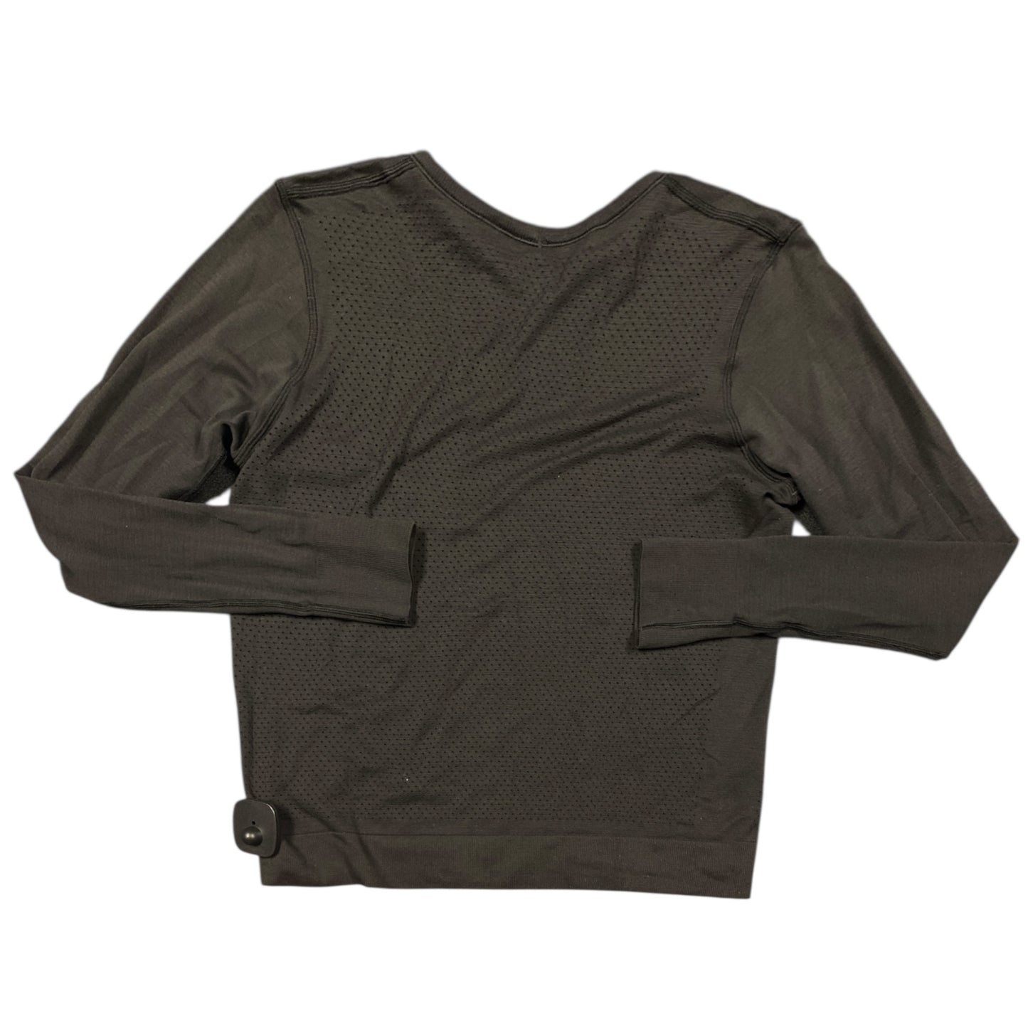 Athletic Top Ls Collar By Lululemon In Black, Size:S