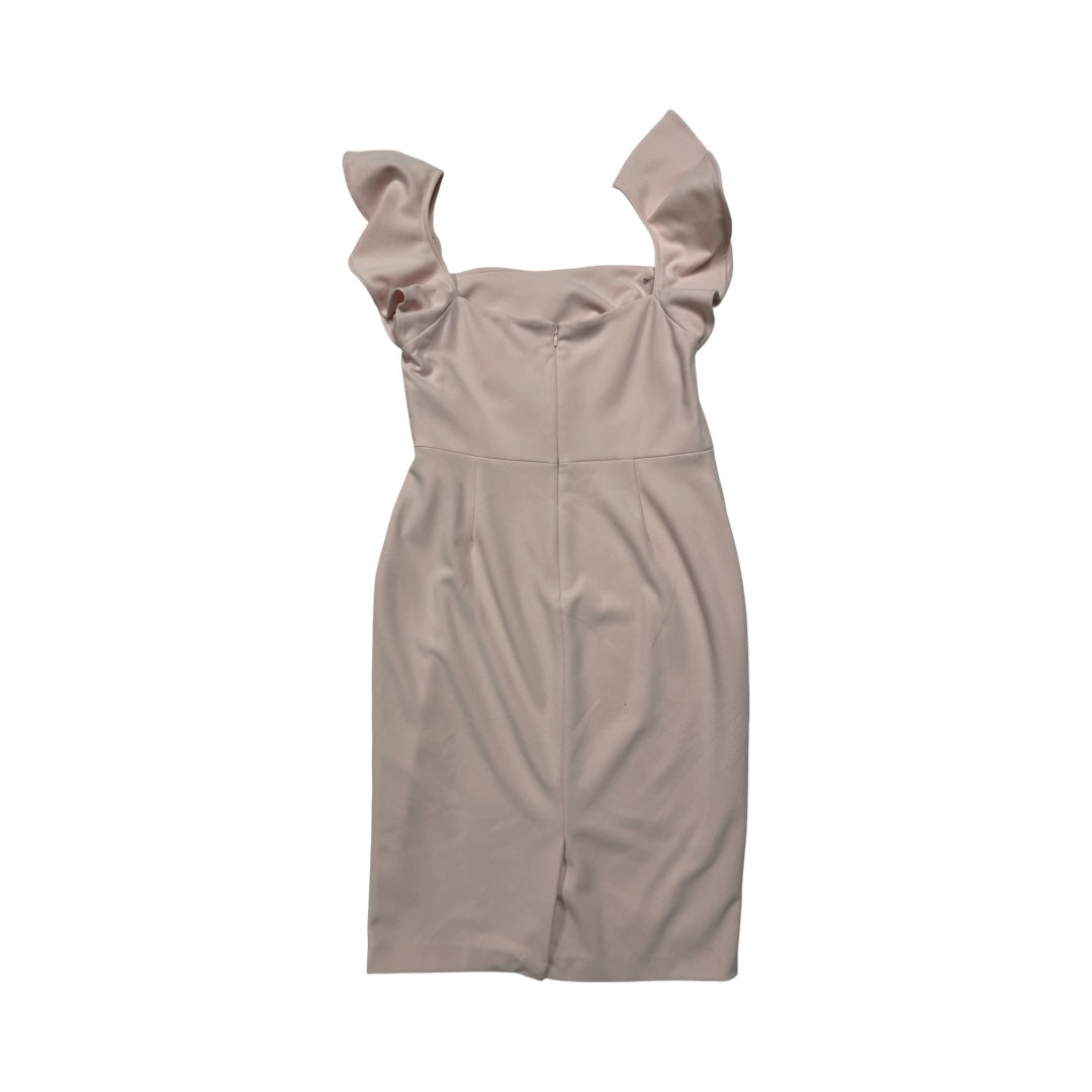 Dress Casual Midi By Calvin Klein In Pink, Size:10