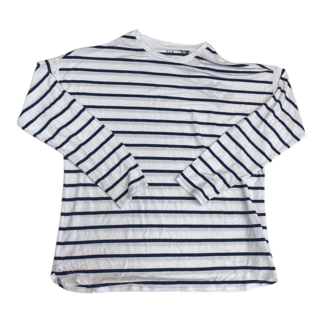 Top Ls Basic By Gap In Striped Pattern, Size:M