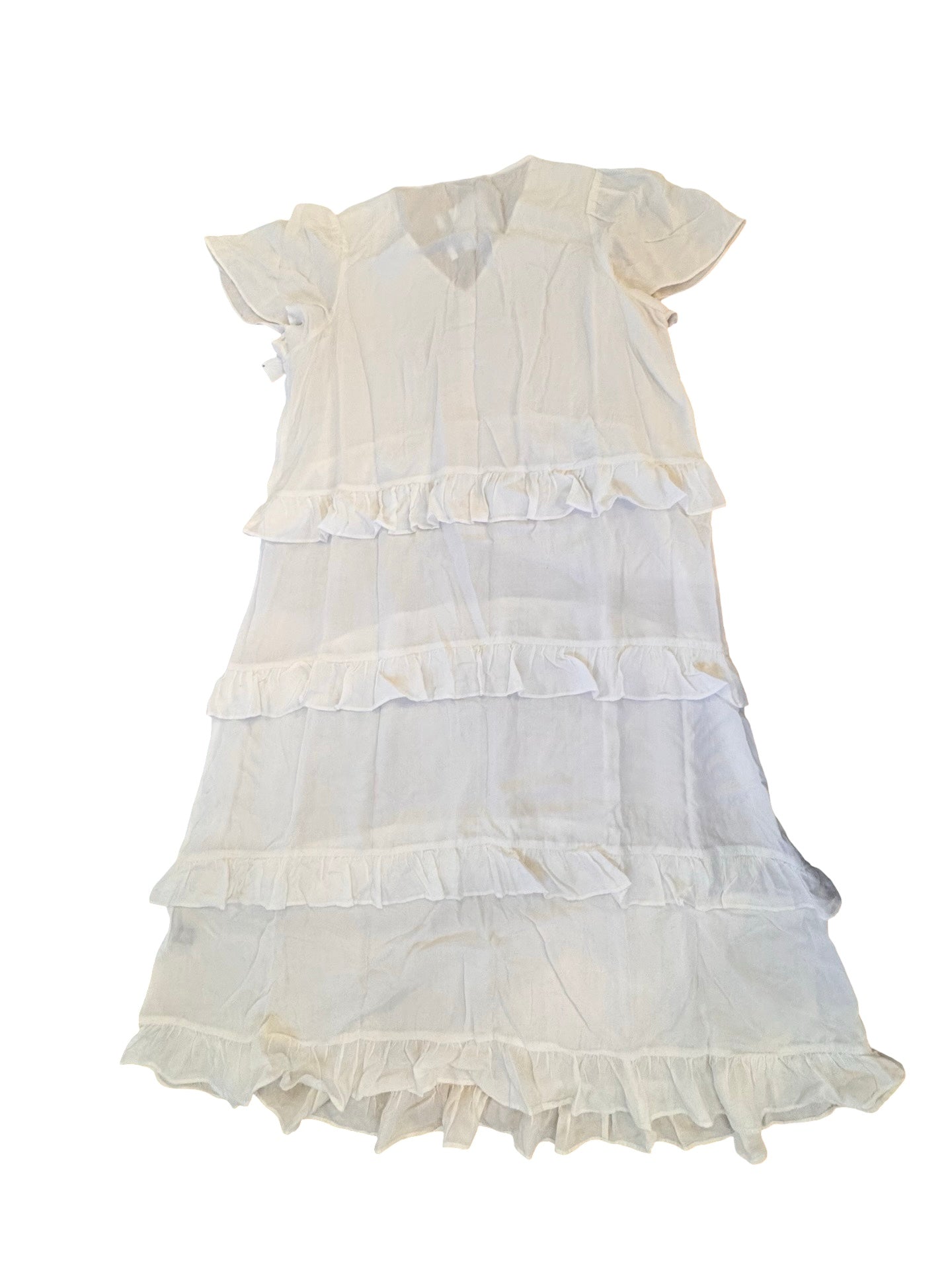 Dress Casual Maxi By Antthony In White, Size:2X