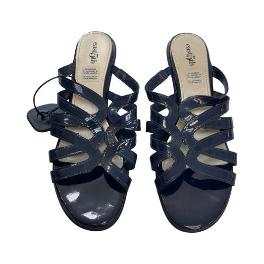 Sandals Flats By East 5Th In Navy, Size:9.5