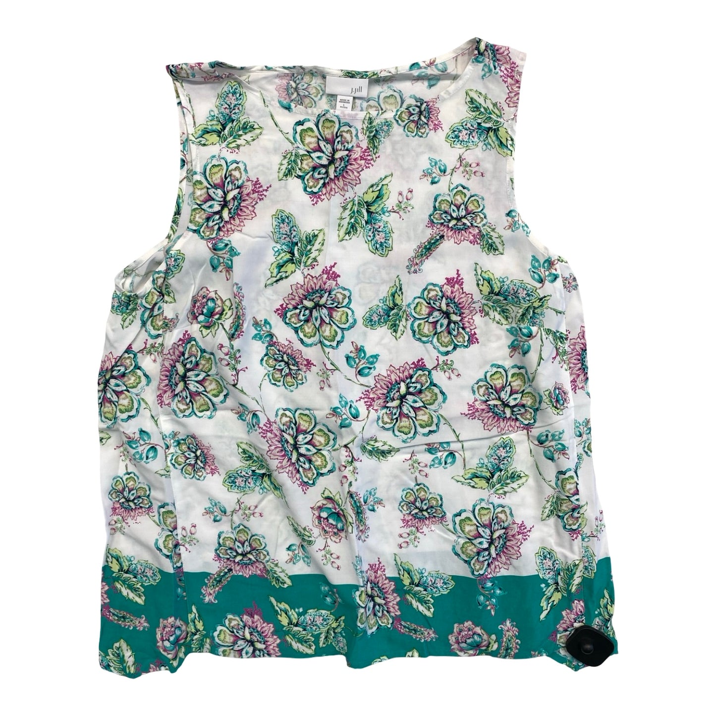 Top Sleeveless By J. Jill In Floral Print, Size:Lp