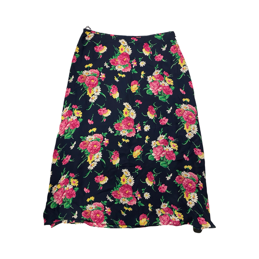 Skirt Midi By Lauren By Ralph Lauren In Multi, Size:Xl