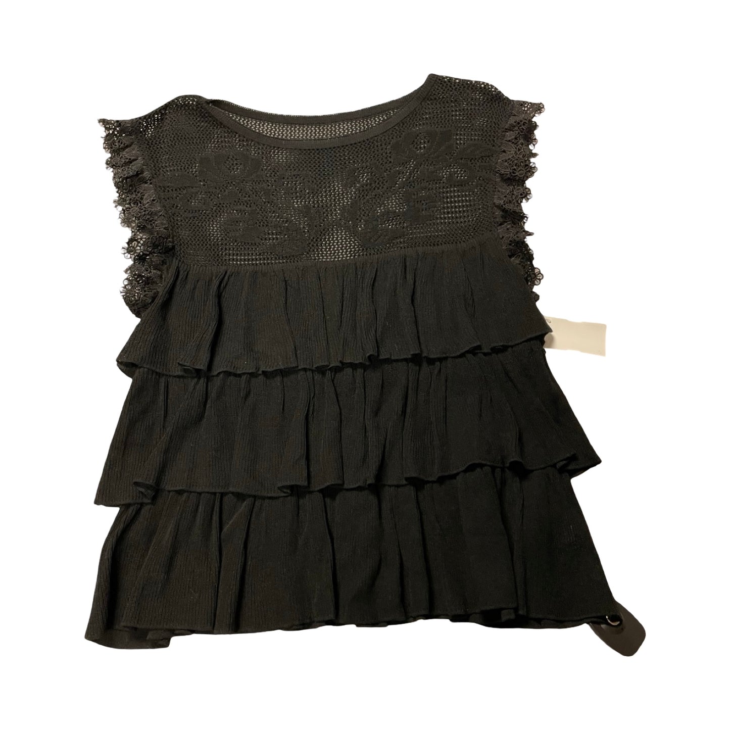 Top Sleeveless By Bluivy In Black, Size:S