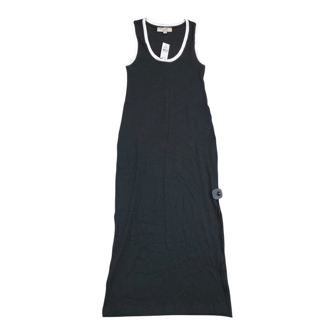 Dress Casual Maxi By Loft In Black & White, Size:S