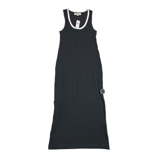 Dress Casual Maxi By Loft In Black & White, Size:S