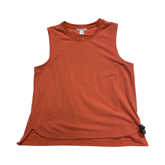 Athletic Tank Top By Athleta In Orange, Size:L