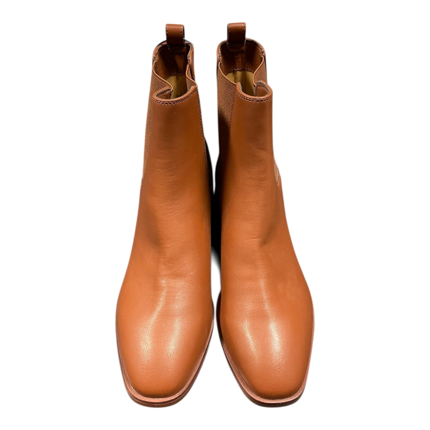 Boots Ankle Heels By J. Crew In Brown, Size:7