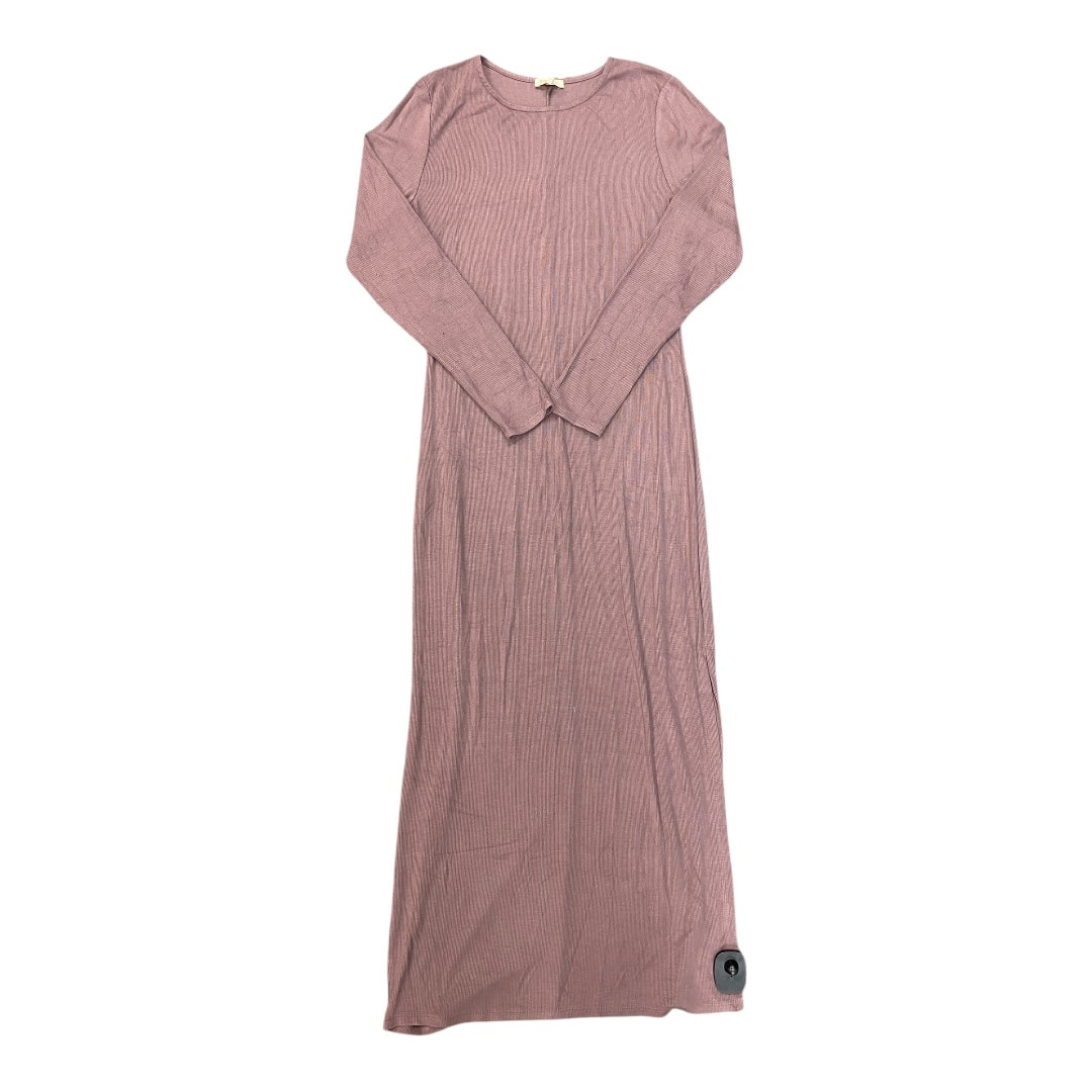 Dress Casual Maxi By Bordeaux In Brown, Size:M