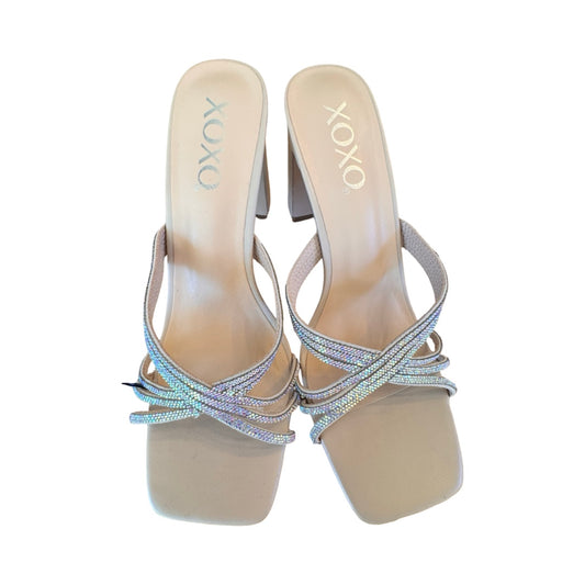 Sandals Heels Stiletto By Xoxo In Multi, Size:8