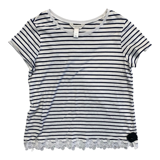 Top Ss By Christopher And Banks In Striped Pattern, Size:Lp