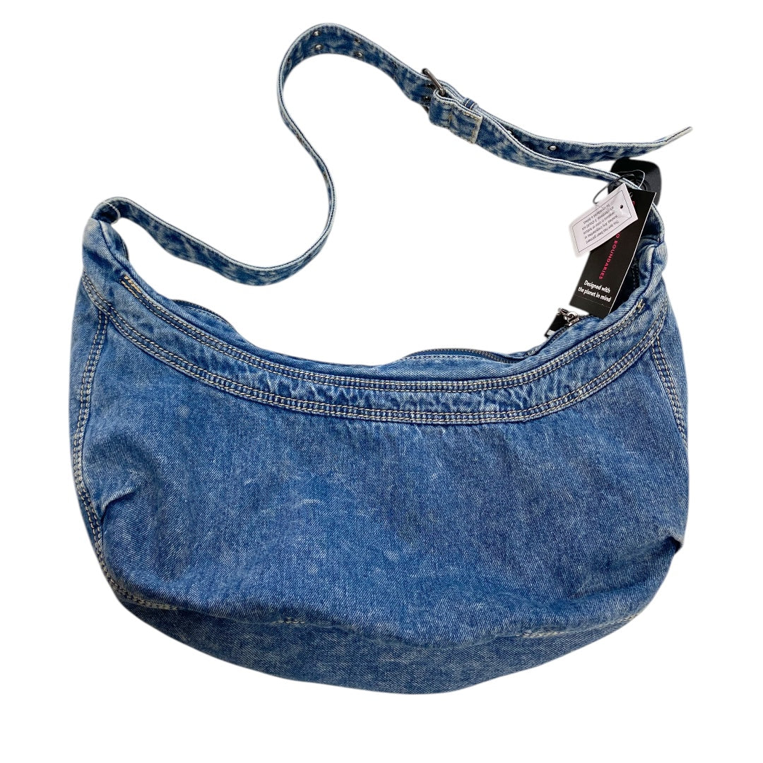 Handbag By Clothes Mentor In Blue Denim, Size:Medium