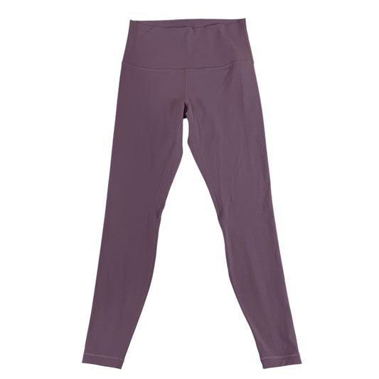 Athletic Leggings By Lululemon In Purple, Size:8