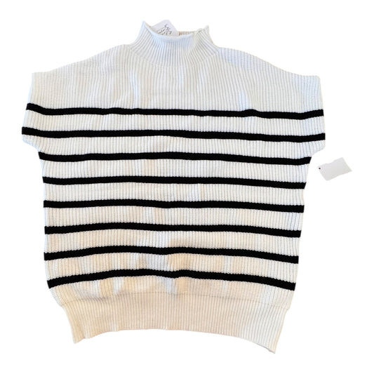 Sweater Ss By Miss Sparkling In Striped Pattern, Size:S