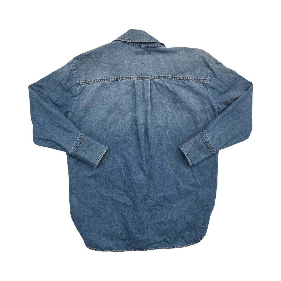 Top Ls By Banana Republic In Blue Denim, Size:S