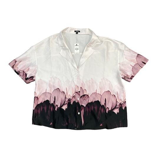 Top Ss By Express In Floral Print, Size:M