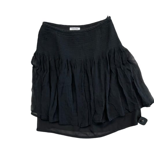 Skirt Mini & Short By Calvin Klein In Black, Size:4