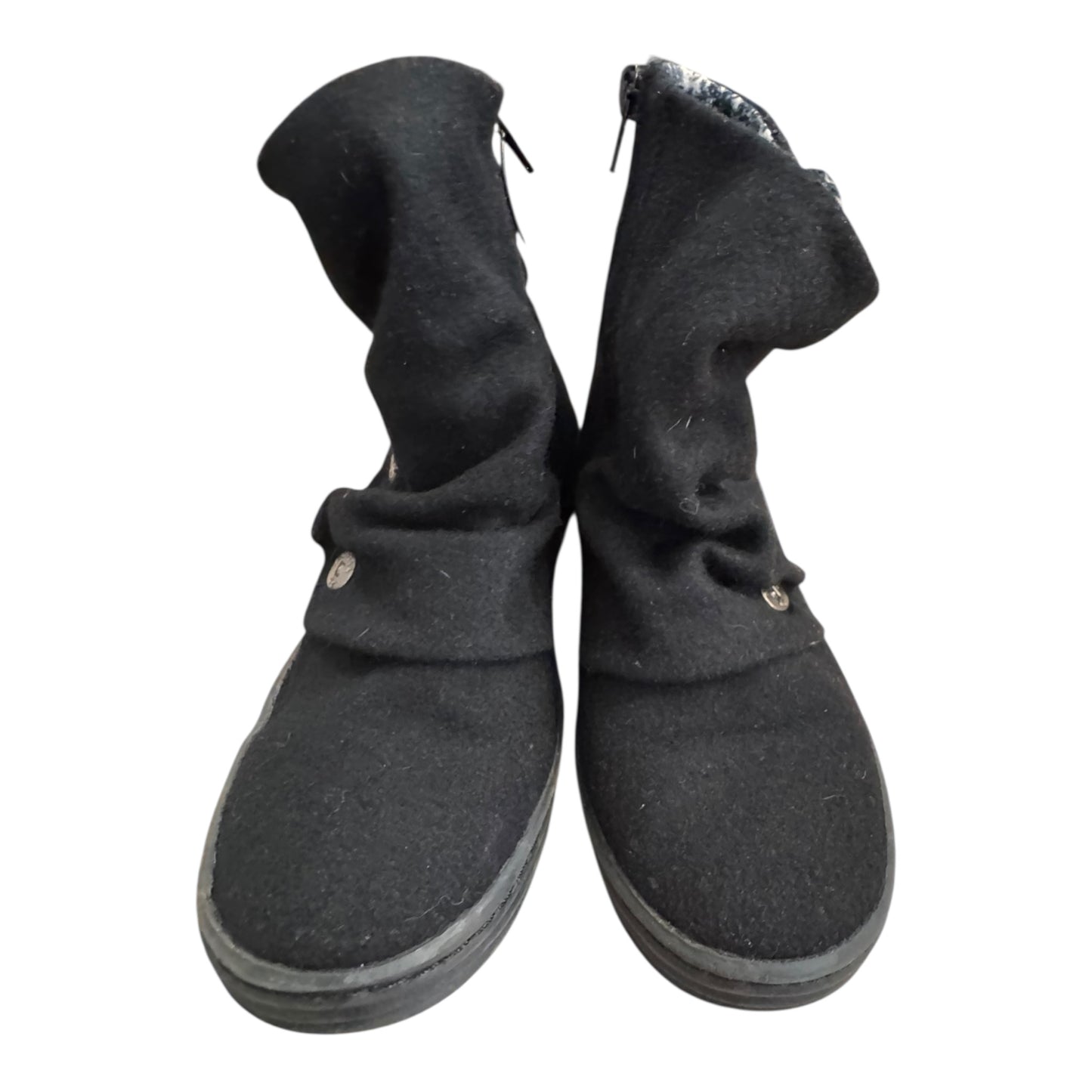 Boots Ankle Flats By Blowfish In Black, Size:7.5