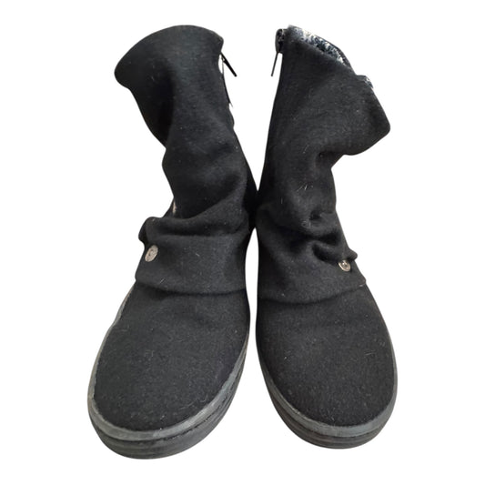 Boots Ankle Flats By Blowfish In Black, Size:7.5