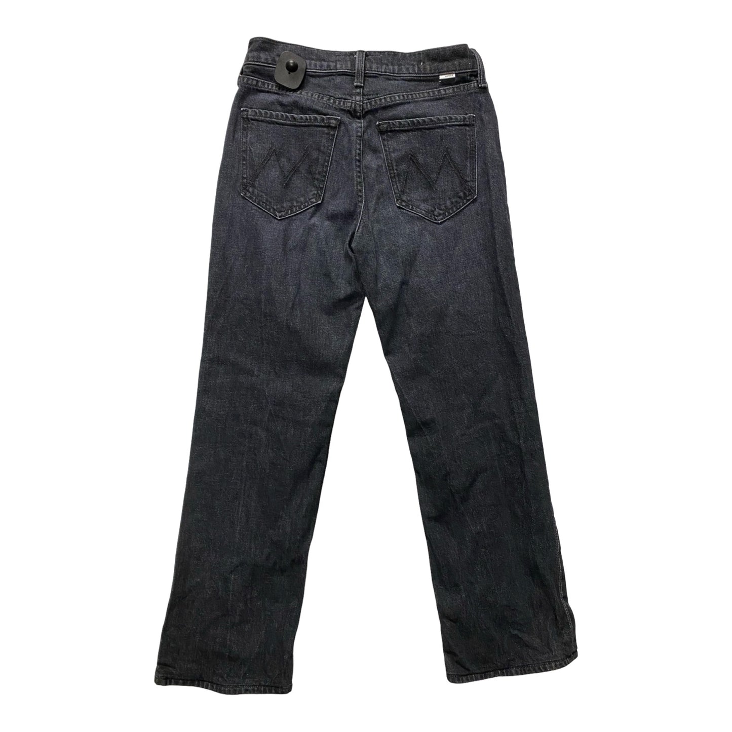Jeans Boyfriend By Mother In Black Denim, Size:0