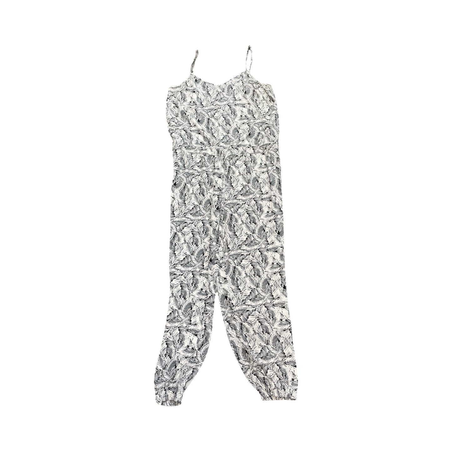 Jumpsuit By Banana Republic In Black & White, Size:12