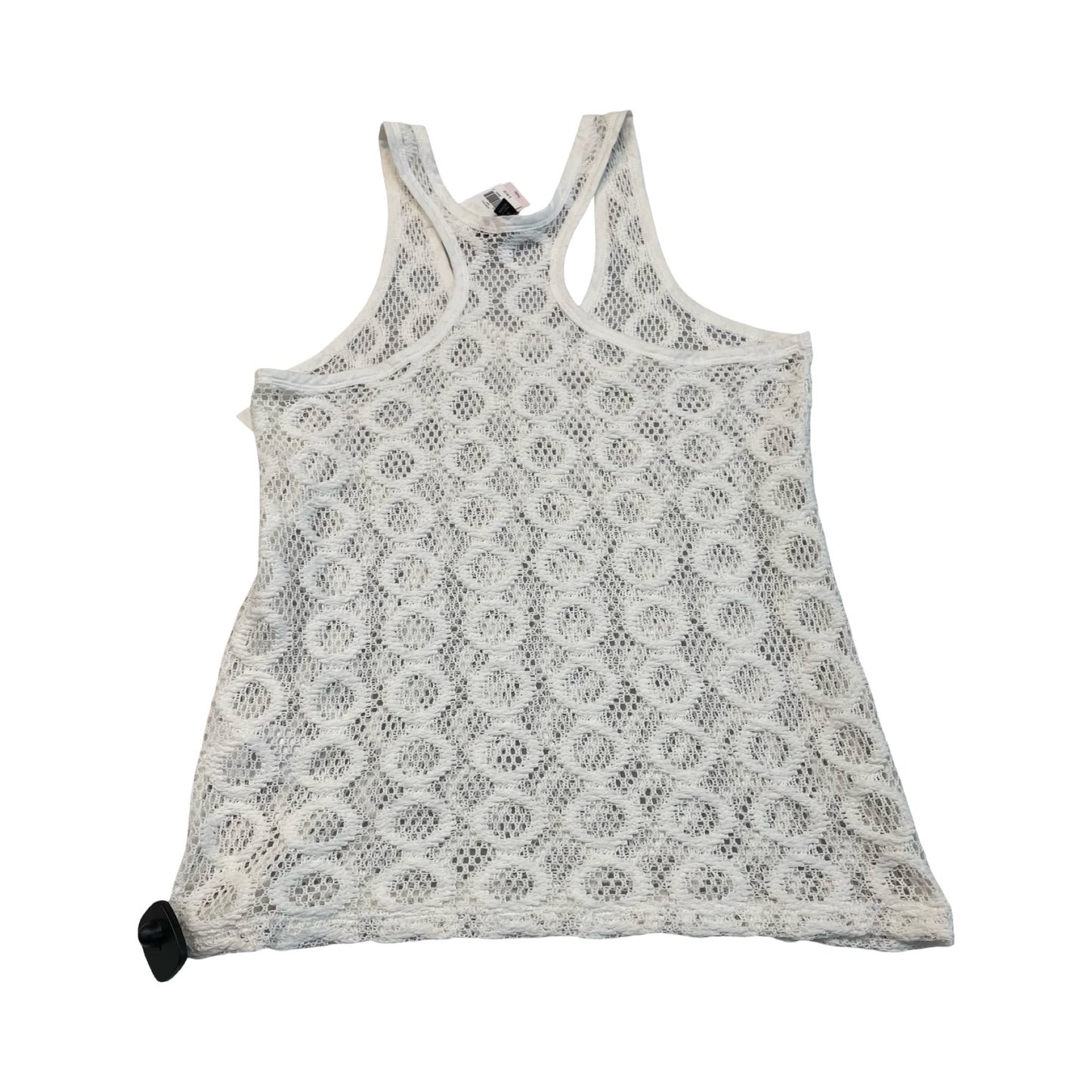 Top Sleeveless By Banana Republic In White, Size:Sp