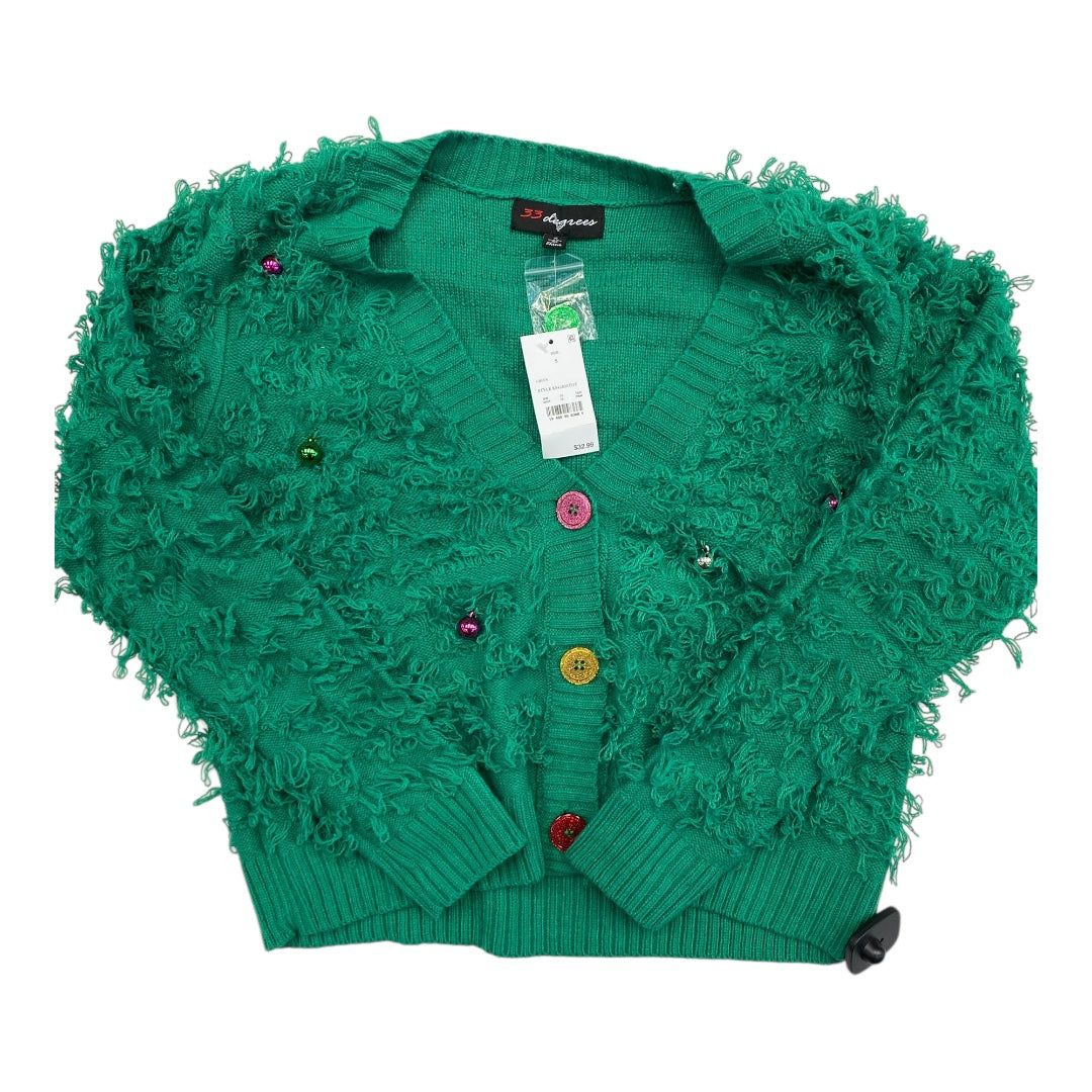 Sweater Cardigan By Cmf In Green, Size:S