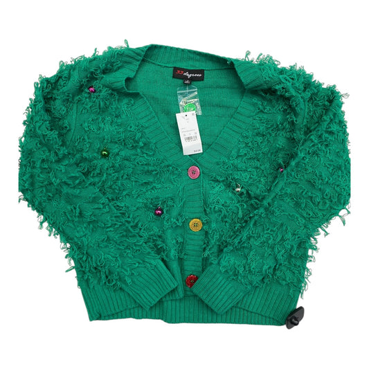 Sweater Cardigan By Cmf In Green, Size:S
