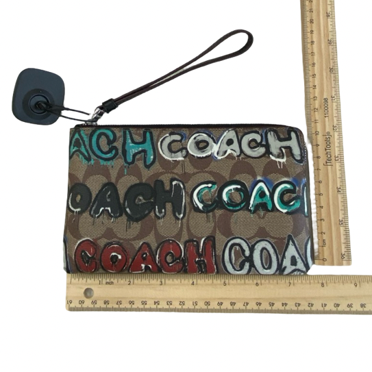 Wristlet Designer By Coach In Multi, Size:Medium