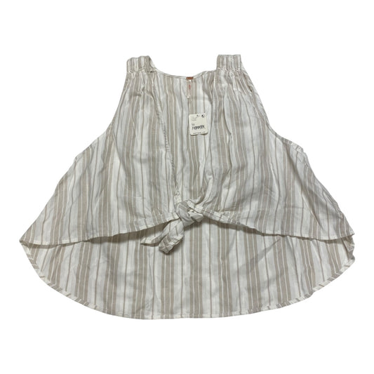 Top Sleeveless By Free People In Tan, Size:M