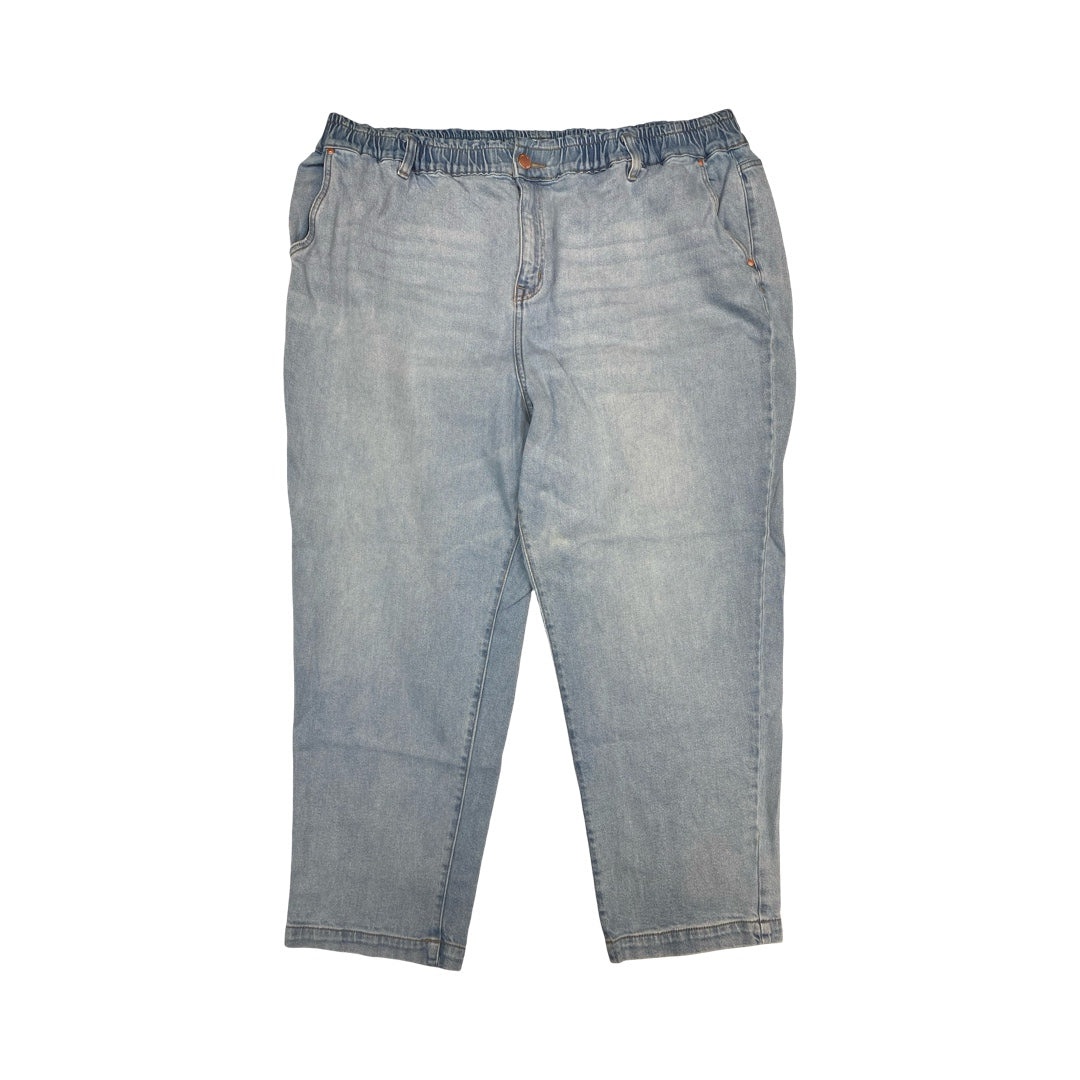Jeans Straight By Lane Bryant In Blue Denim, Size:24
