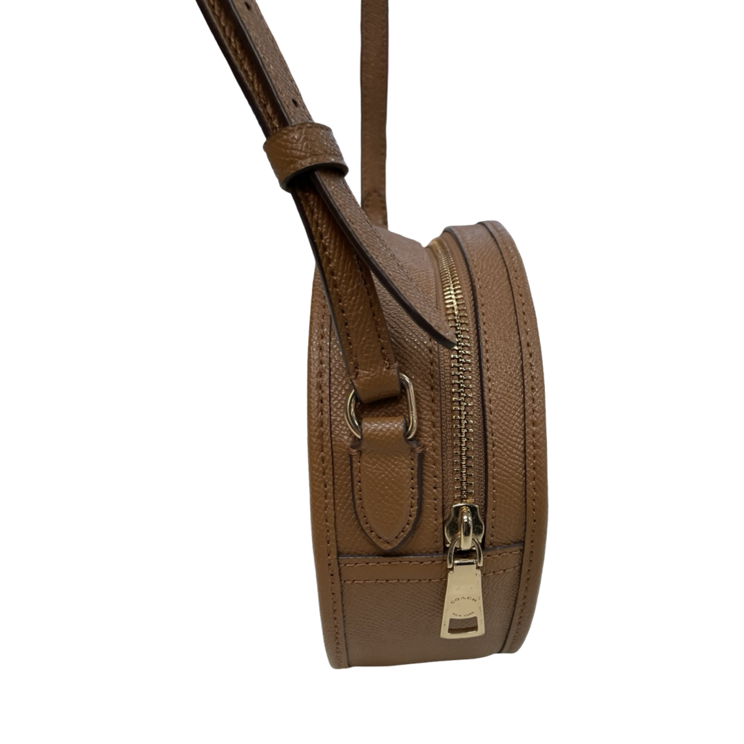 Handbag Designer By Coach In Brown, Size:Small