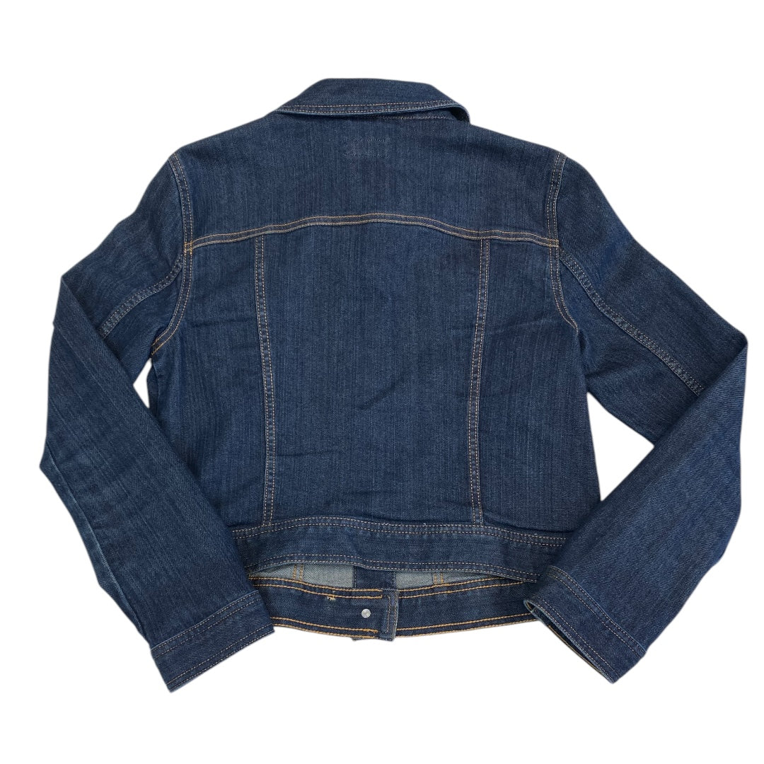 Jacket Denim By Loft In Blue Denim, Size:M