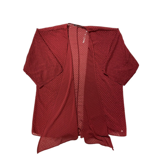 Kimono By Cure In Maroon, Size:1X