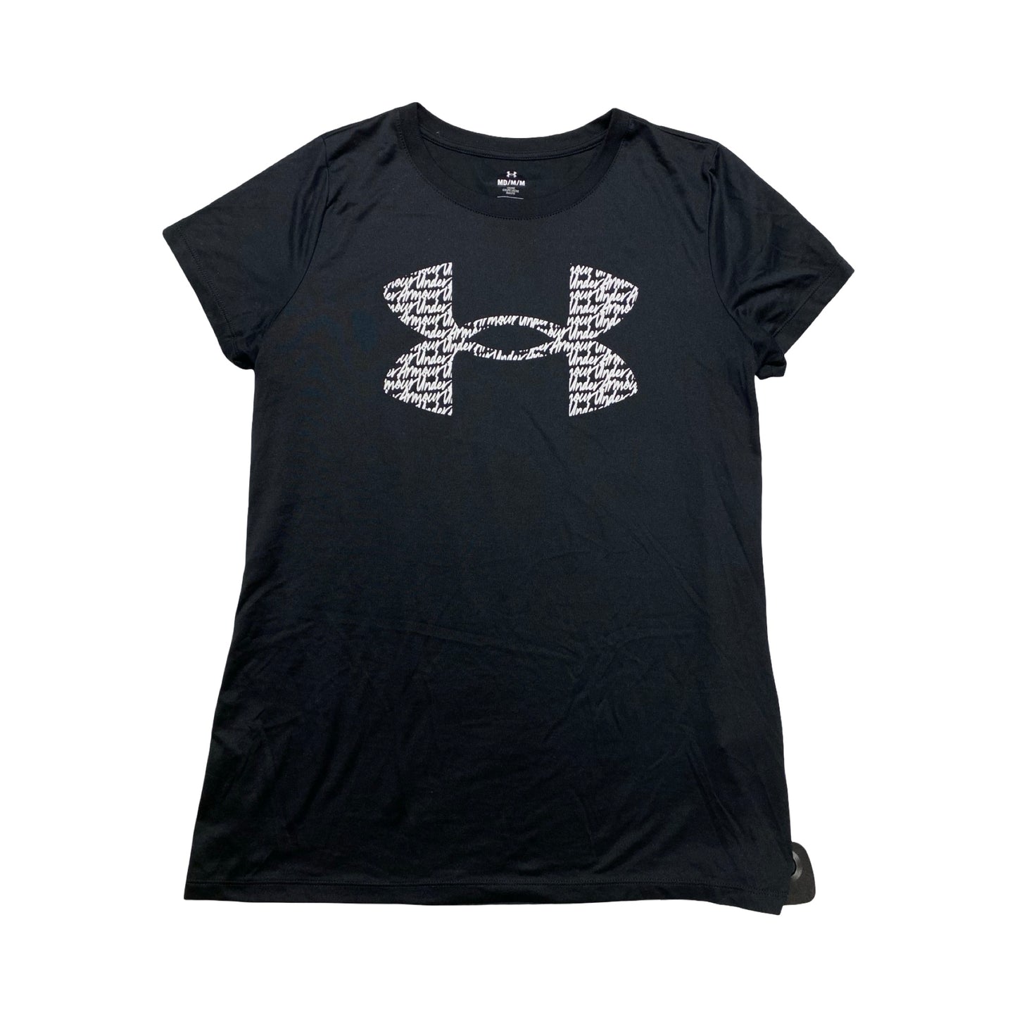 Athletic Top Ss By Under Armour In Black, Size:M
