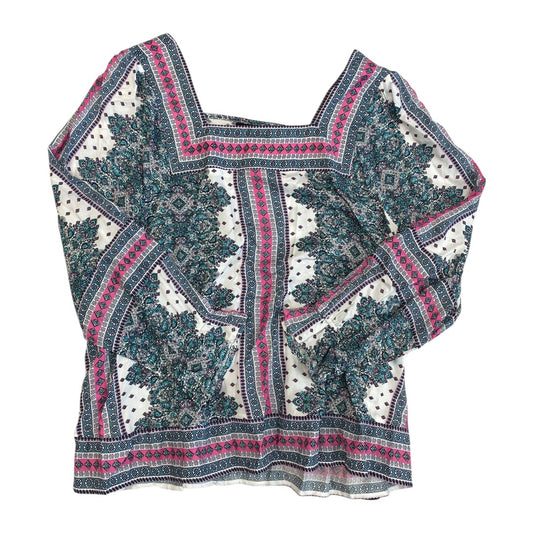 Top Ls By Lane Bryant In Blue & Pink, Size:18