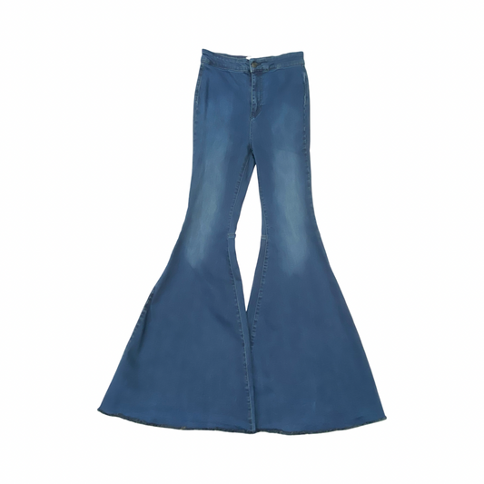 Jeans Flared By We The Free In Blue Denim, Size:4