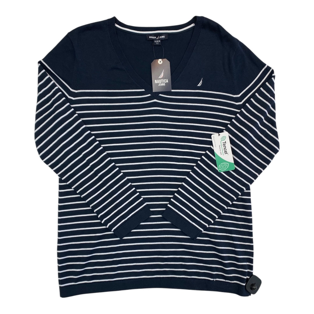 Sweater By Nautica In Navy, Size:Xl