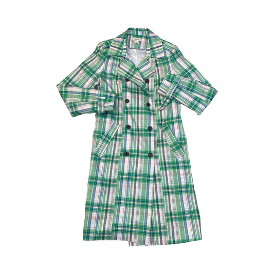 Jacket Windbreaker By On 34Th In Plaid Pattern, Size:M