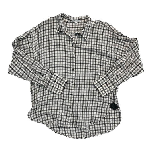 Top Ls By Madewell In Plaid Pattern, Size:M