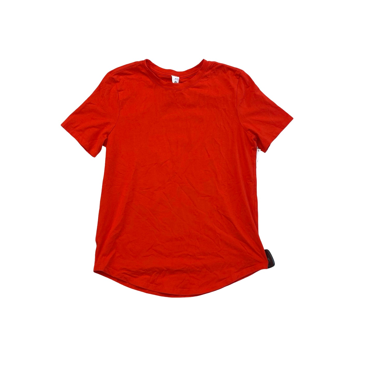 Athletic Top Ss By Lululemon In Red, Size:4
