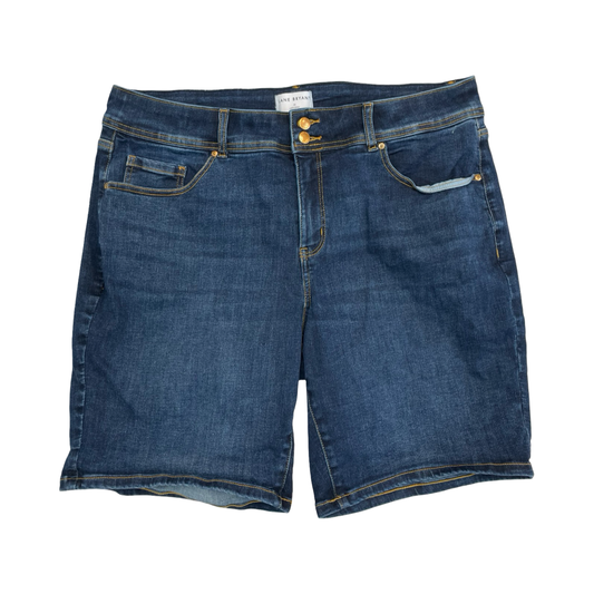Shorts By Lane Bryant In Blue Denim, Size:22