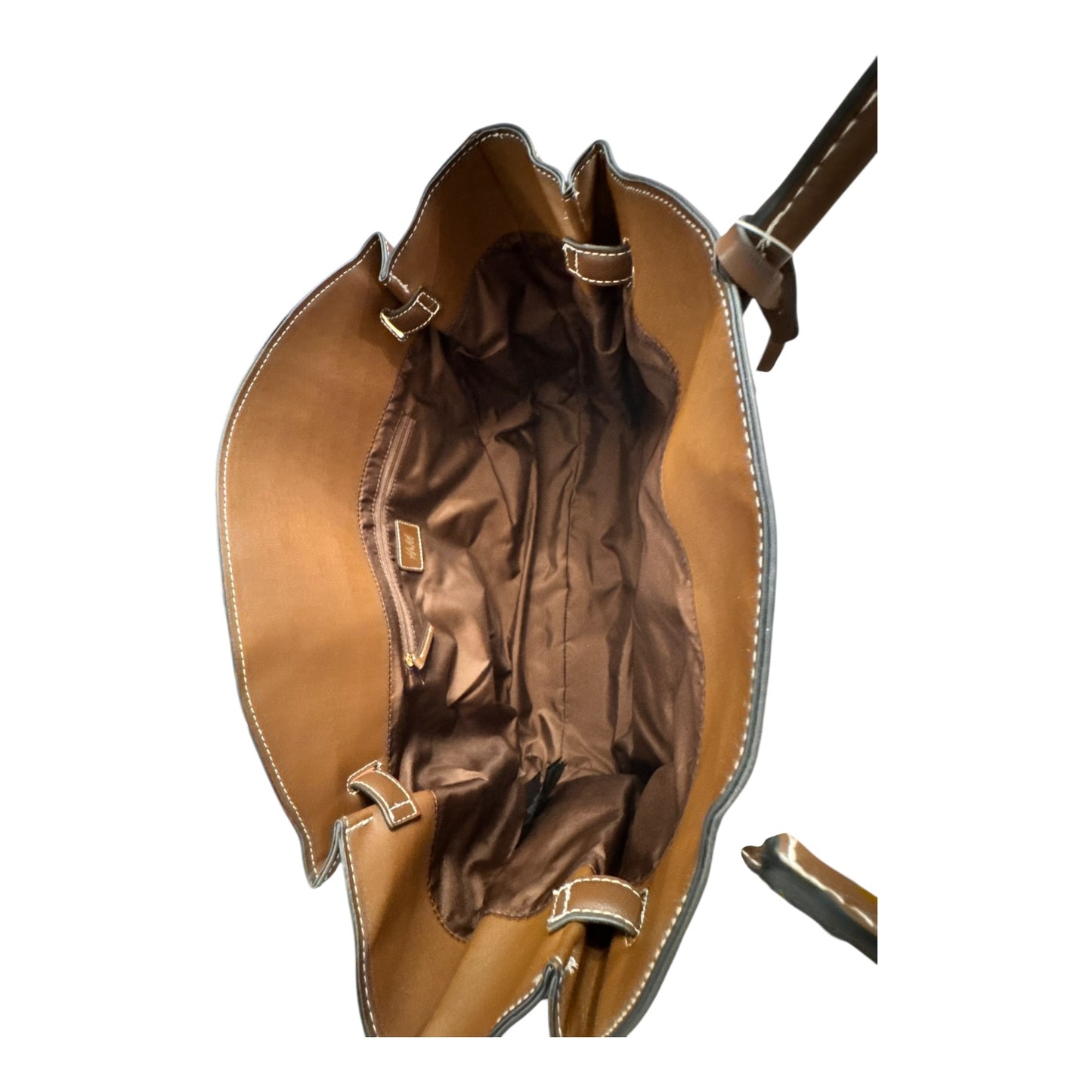 Tote By H&M In Brown, Size:Large