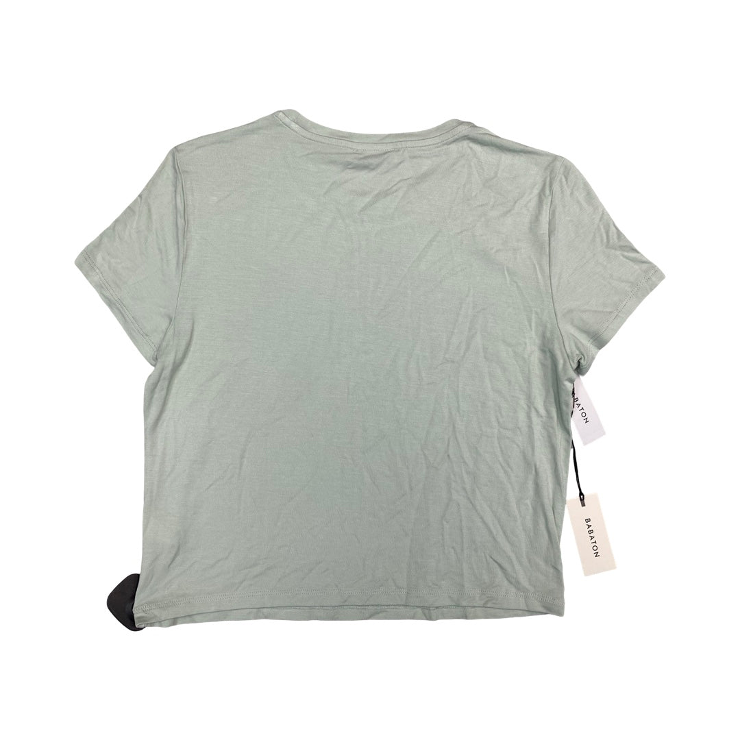 Top Ss Basic By Babaton In Teal, Size:M