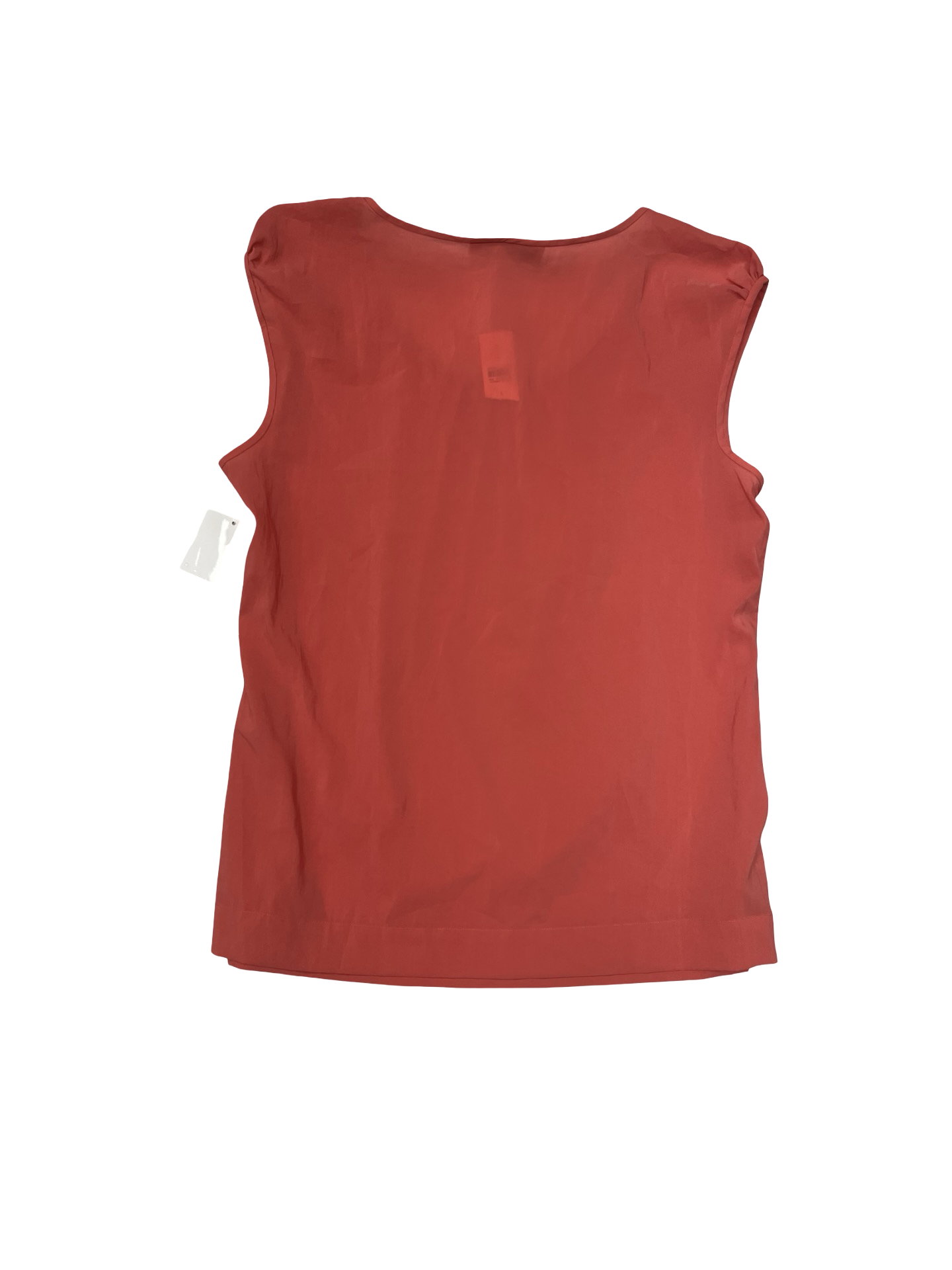 Top Sleeveless By Loft In Peach, Size:L