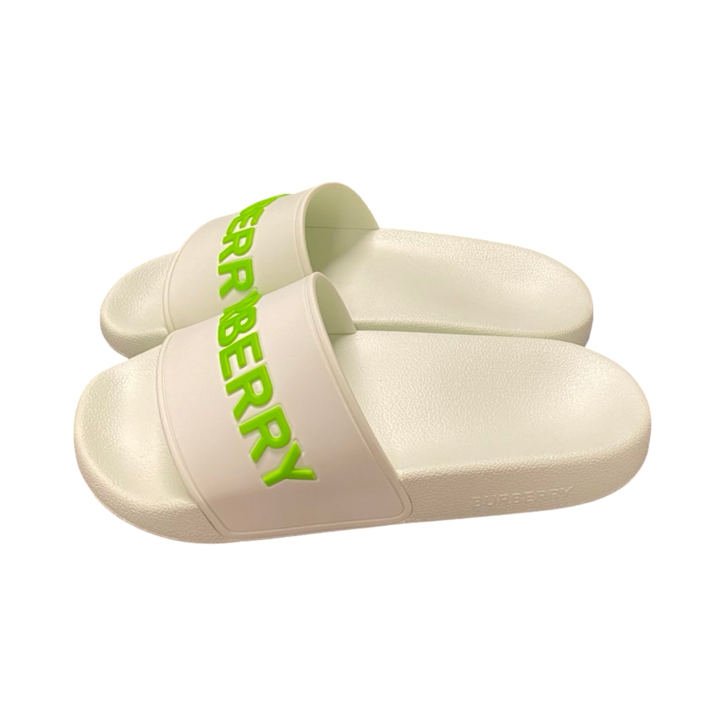 Sandals Luxury Designer By Burberry In Green, Size:6