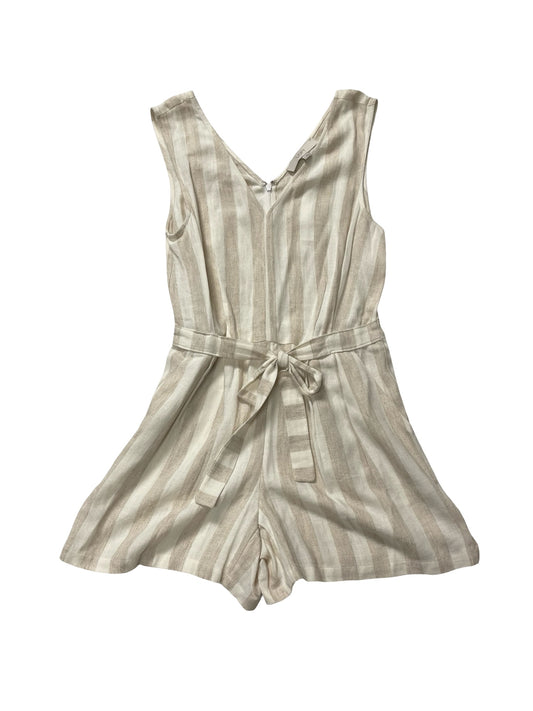 Romper By Loft In Tan, Size:0