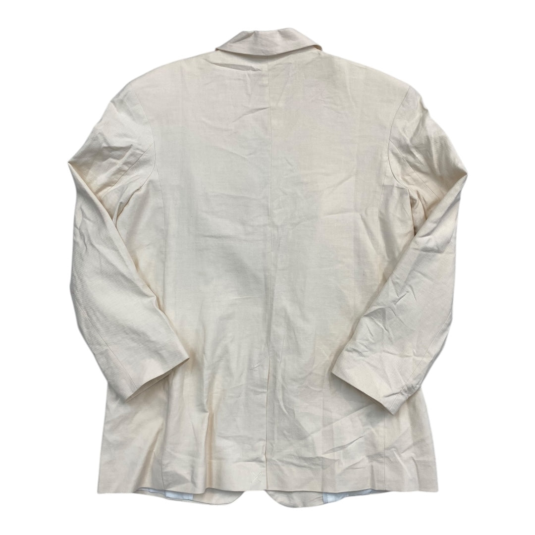 Blazer By Top Shop In Cream, Size:8