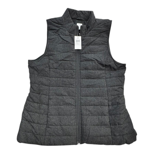 Vest Puffer & Quilted By J. Jill In Grey, Size:L